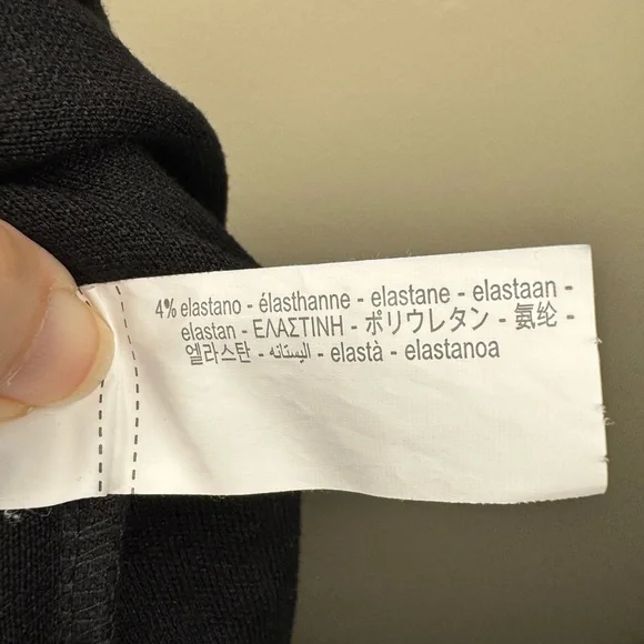 Zara Black Zip-Up Cropped Sweater - SKU 1075 - Picture 6 of 7